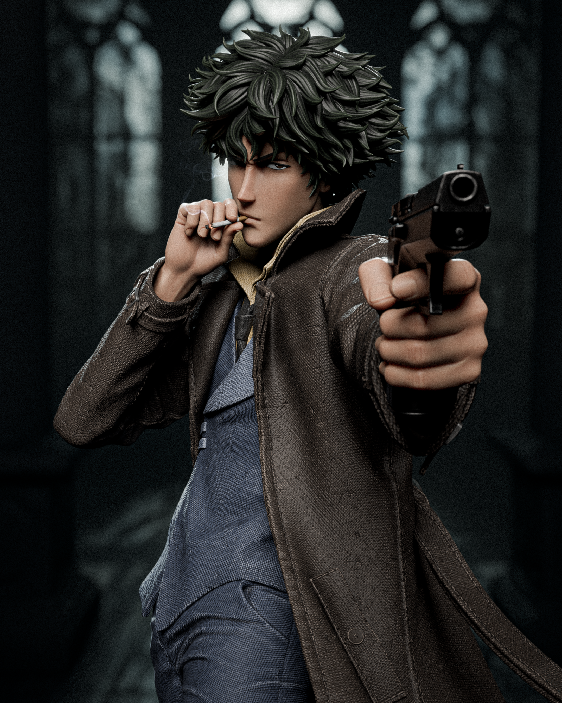 The Space Cowboy Statue