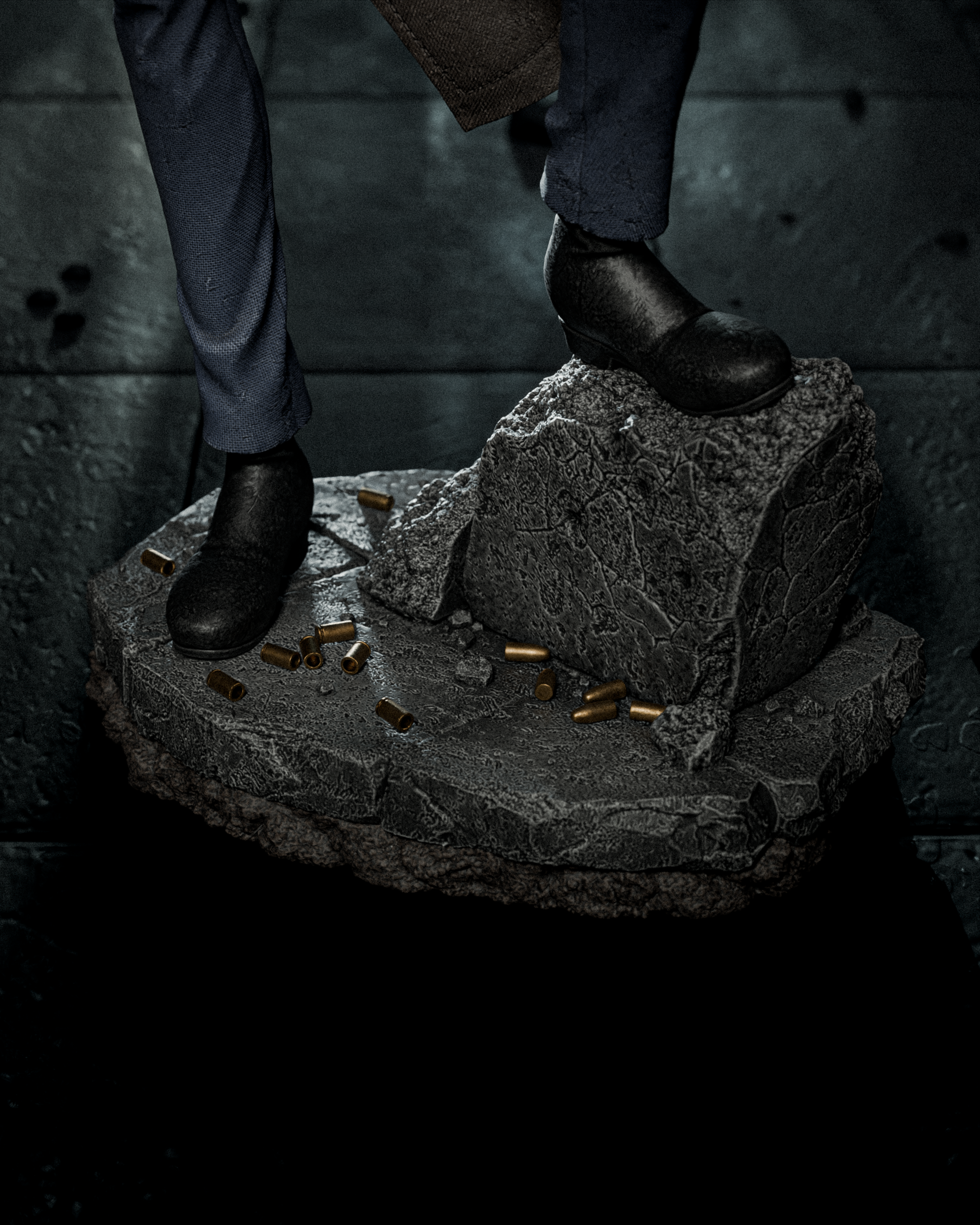 The Space Cowboy Statue