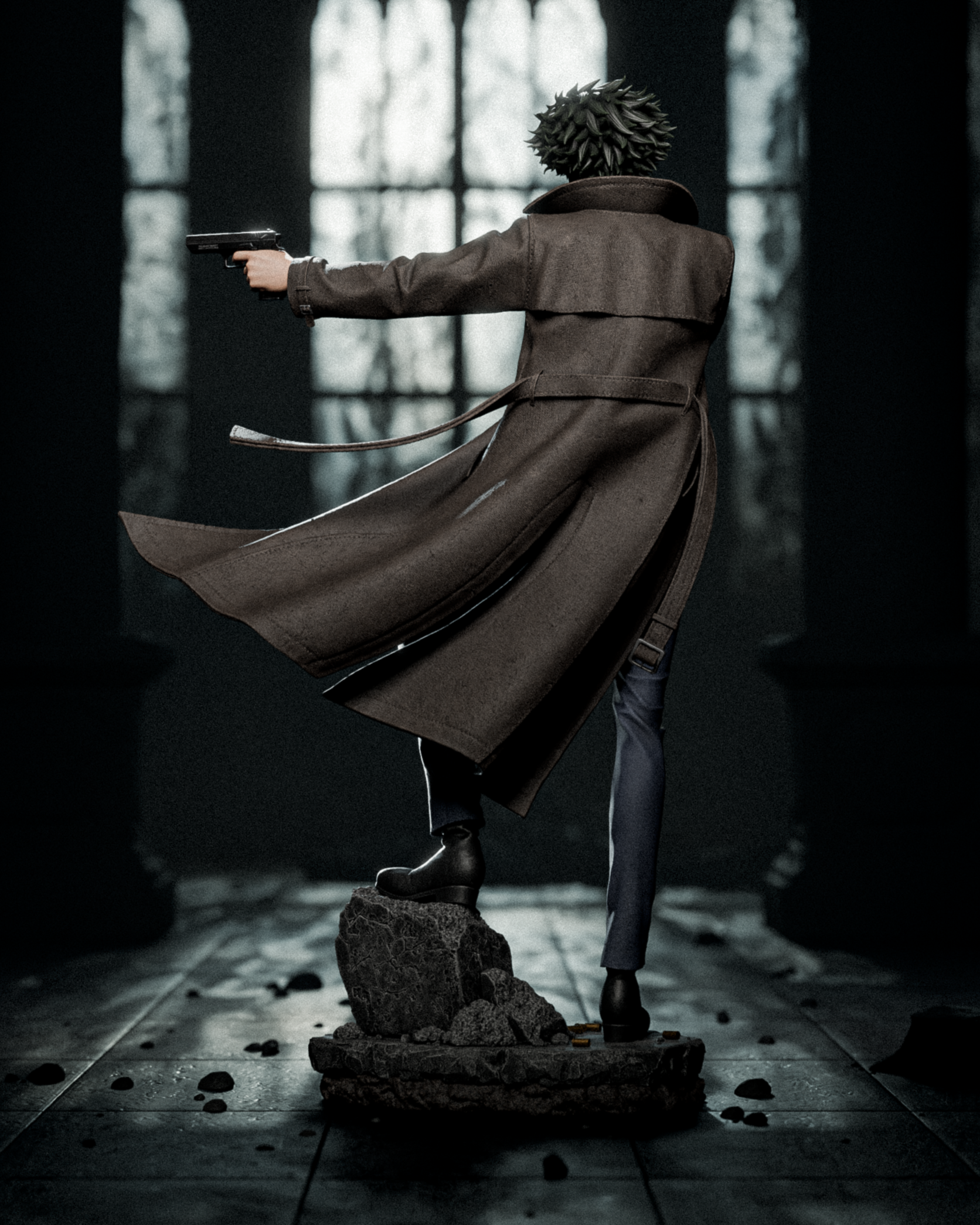 The Space Cowboy Statue