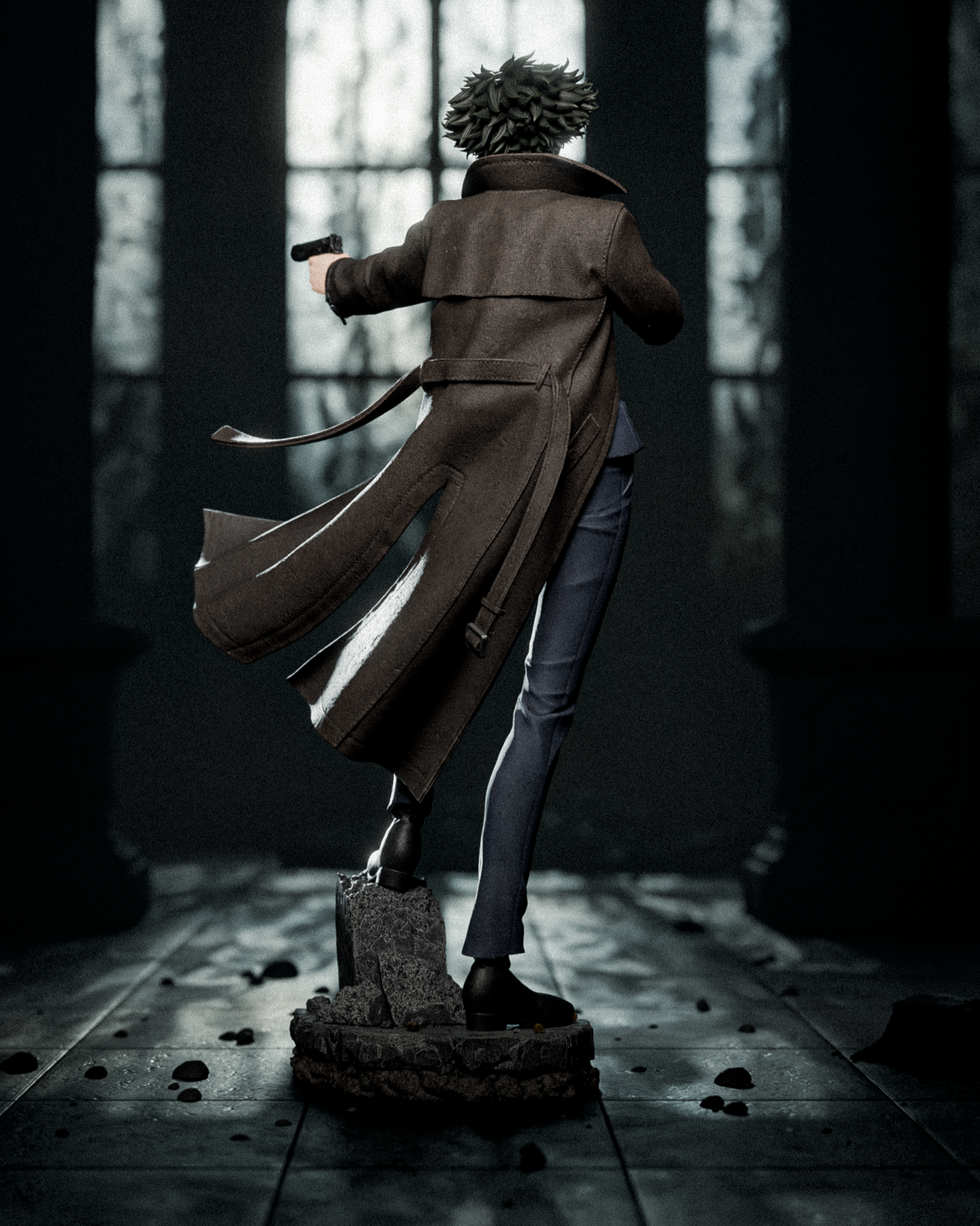 The Space Cowboy Statue
