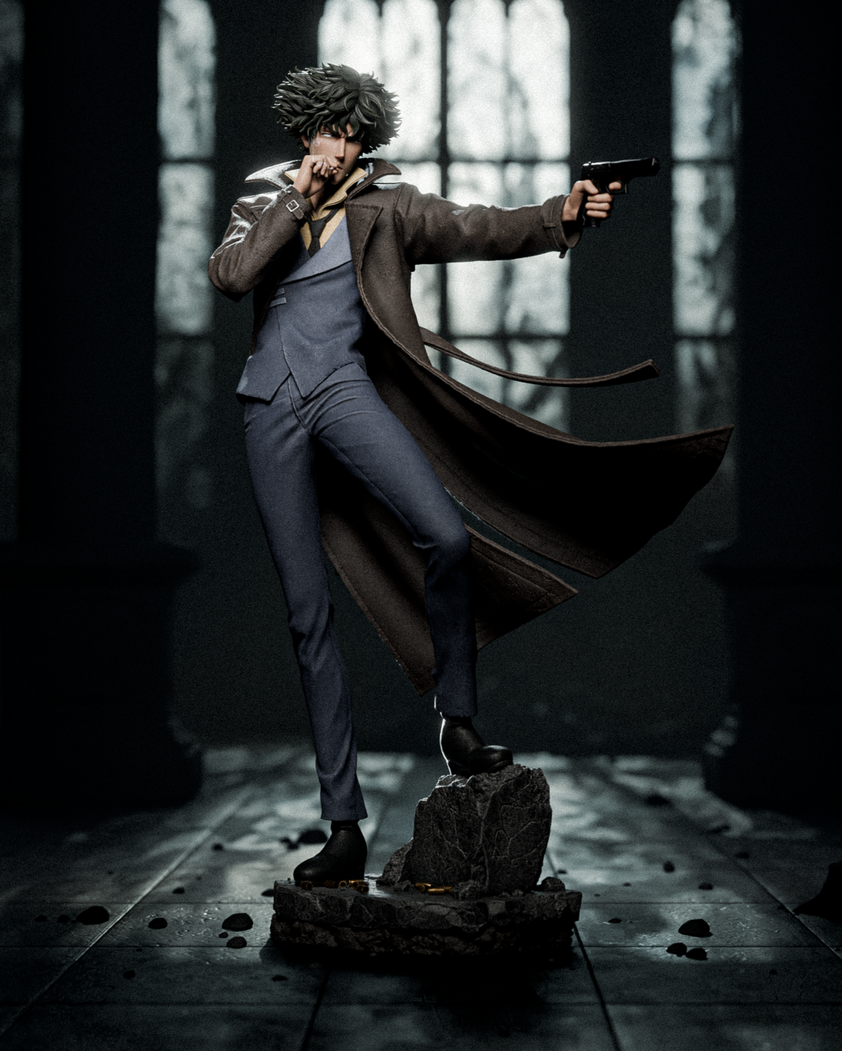 The Space Cowboy Statue