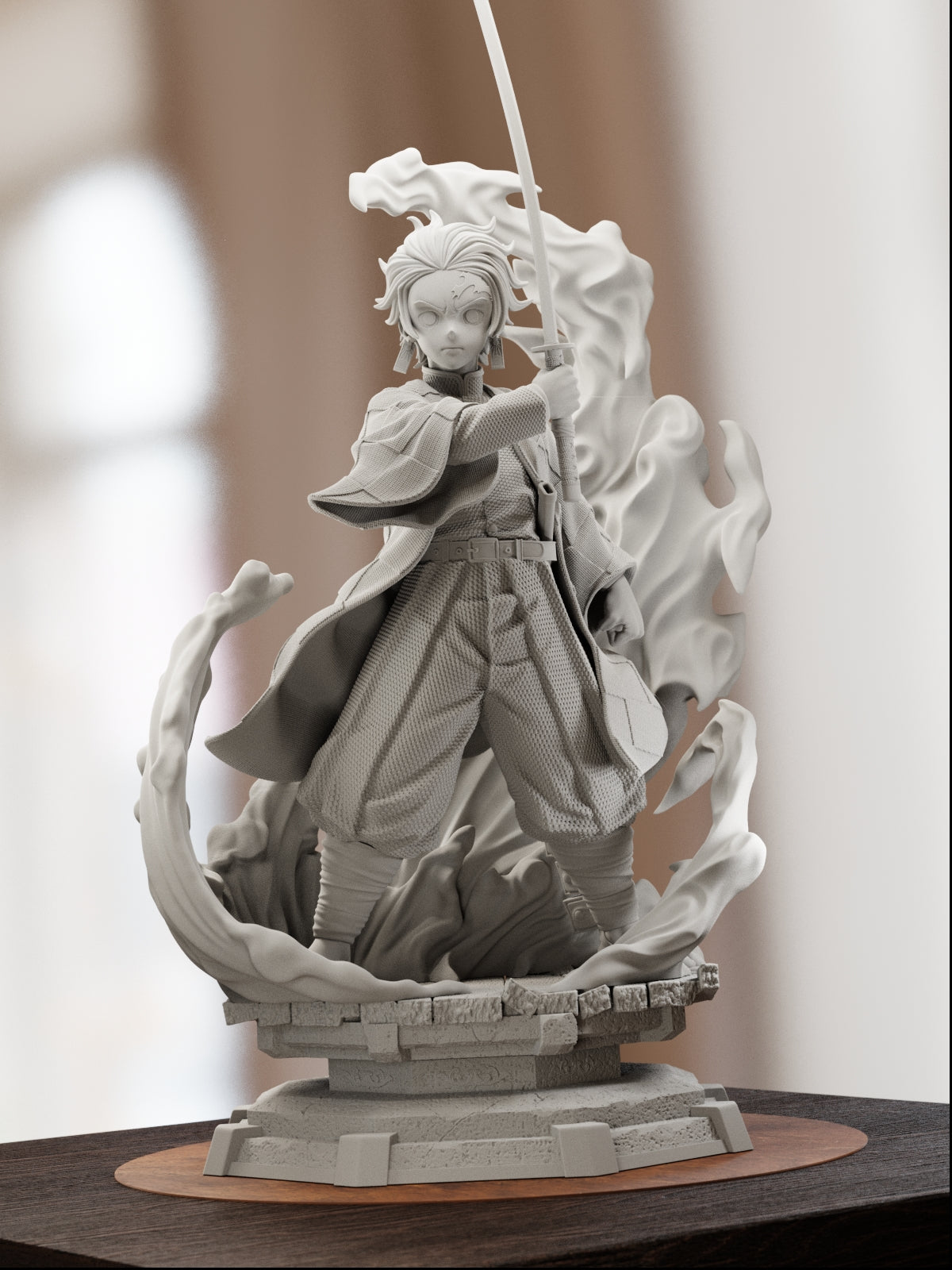 The Breathing Blade | Maximum Detailed 12K 3D printed figure