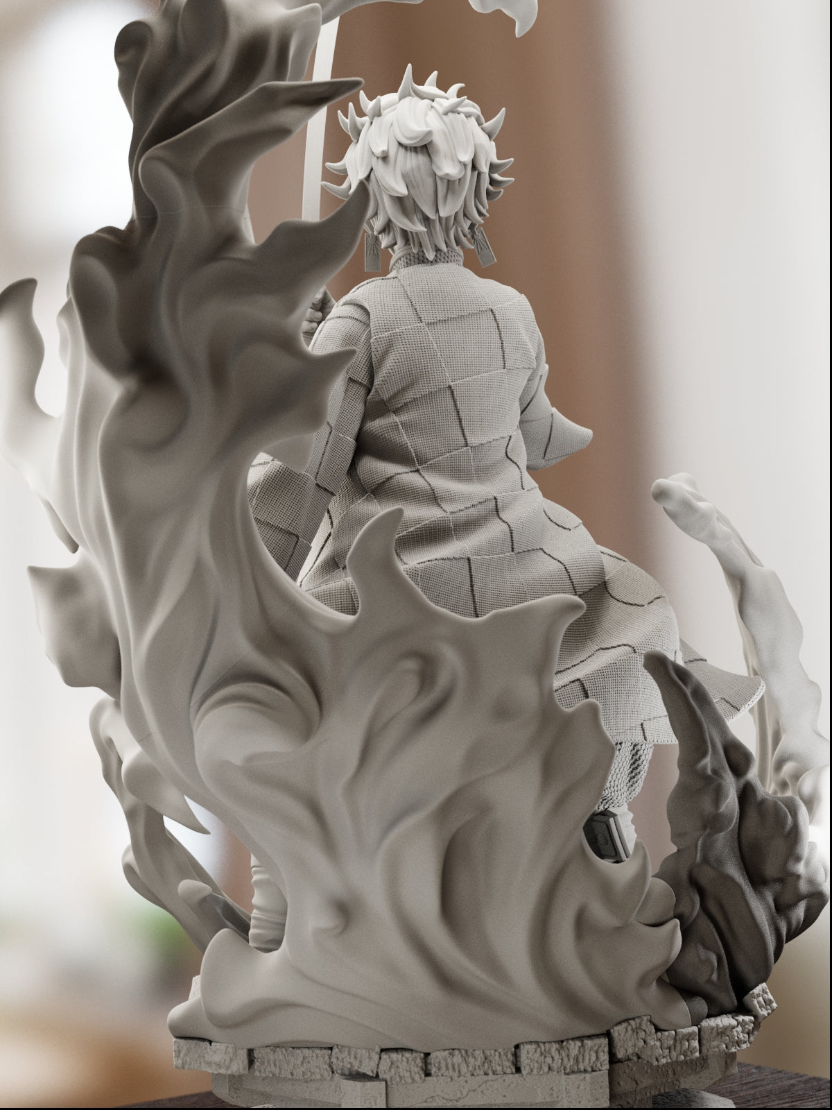 The Breathing Blade | Maximum Detailed 12K 3D printed figure
