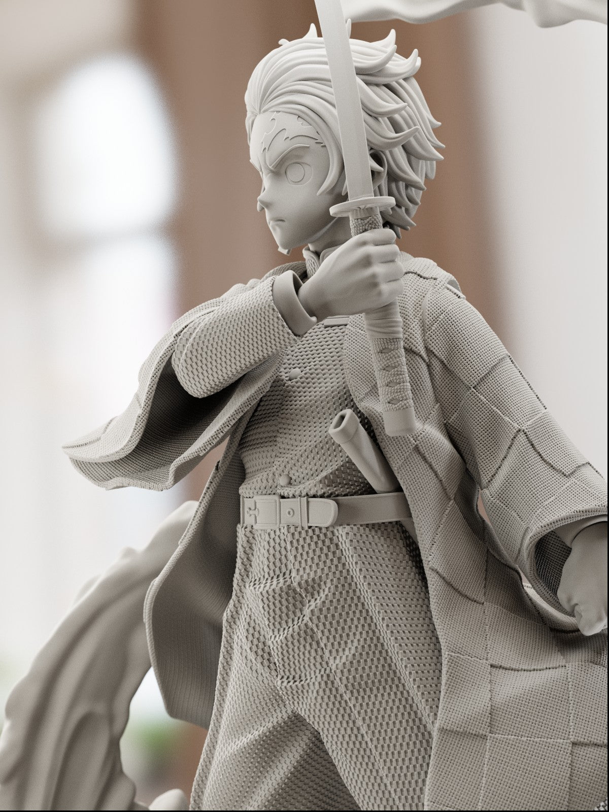 The Breathing Blade | Maximum Detailed 12K 3D printed figure