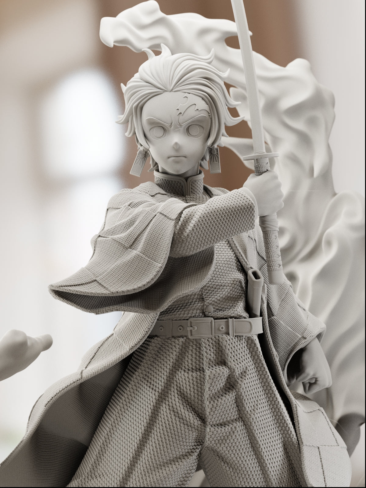 The Breathing Blade | Maximum Detailed 12K 3D printed figure