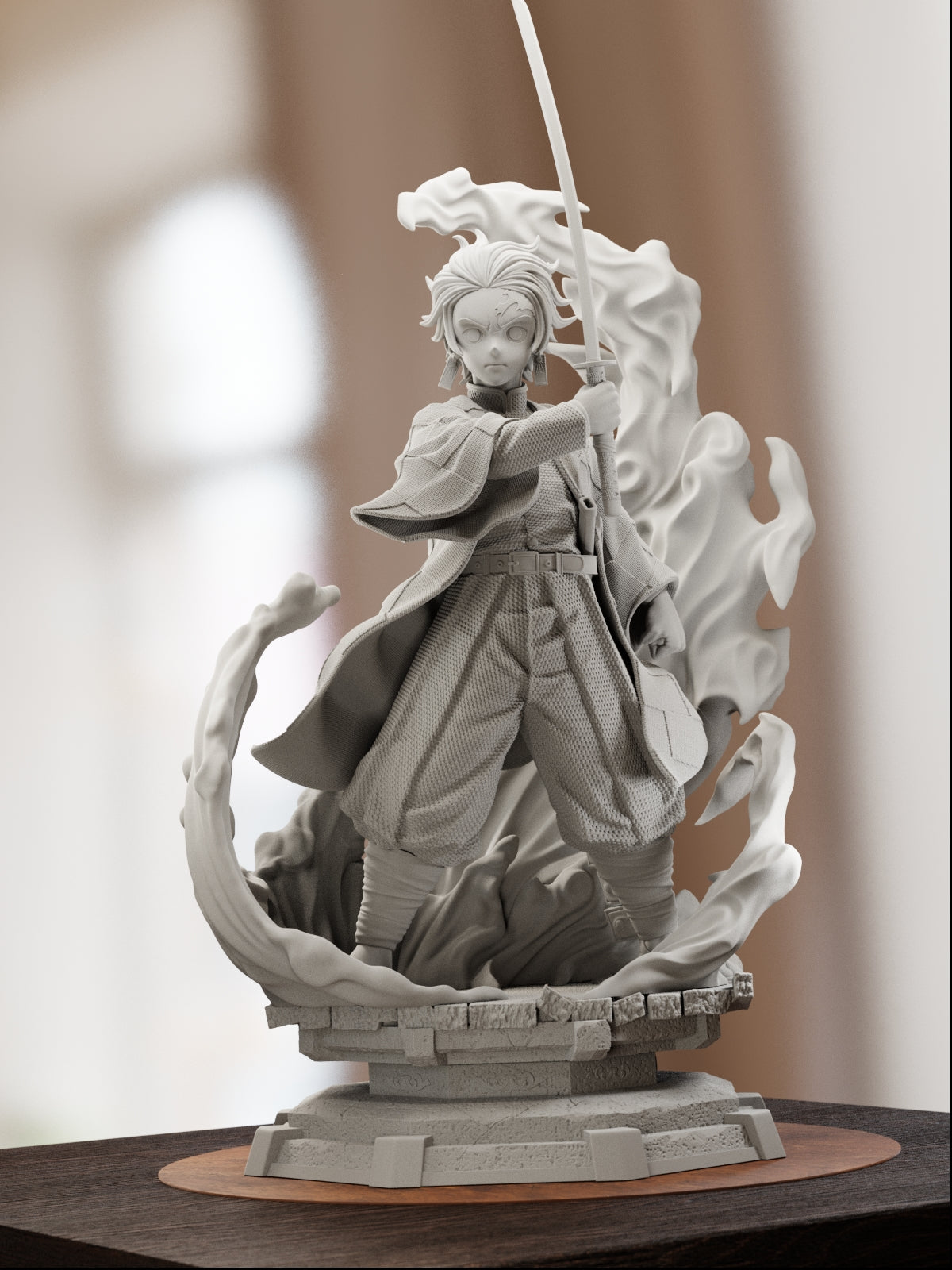 The Breathing Blade | Maximum Detailed 12K 3D printed figure