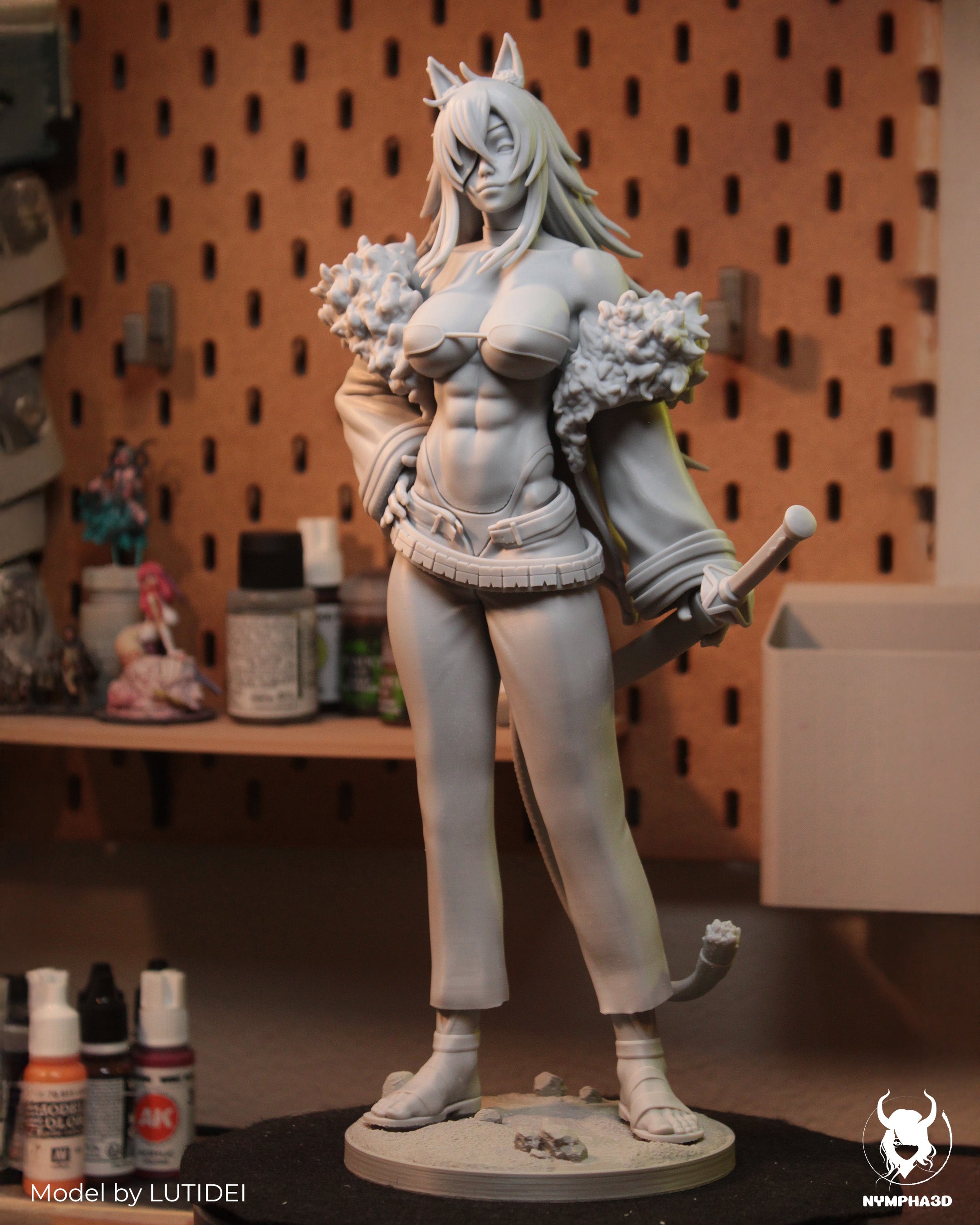 Beast Sword King Statue