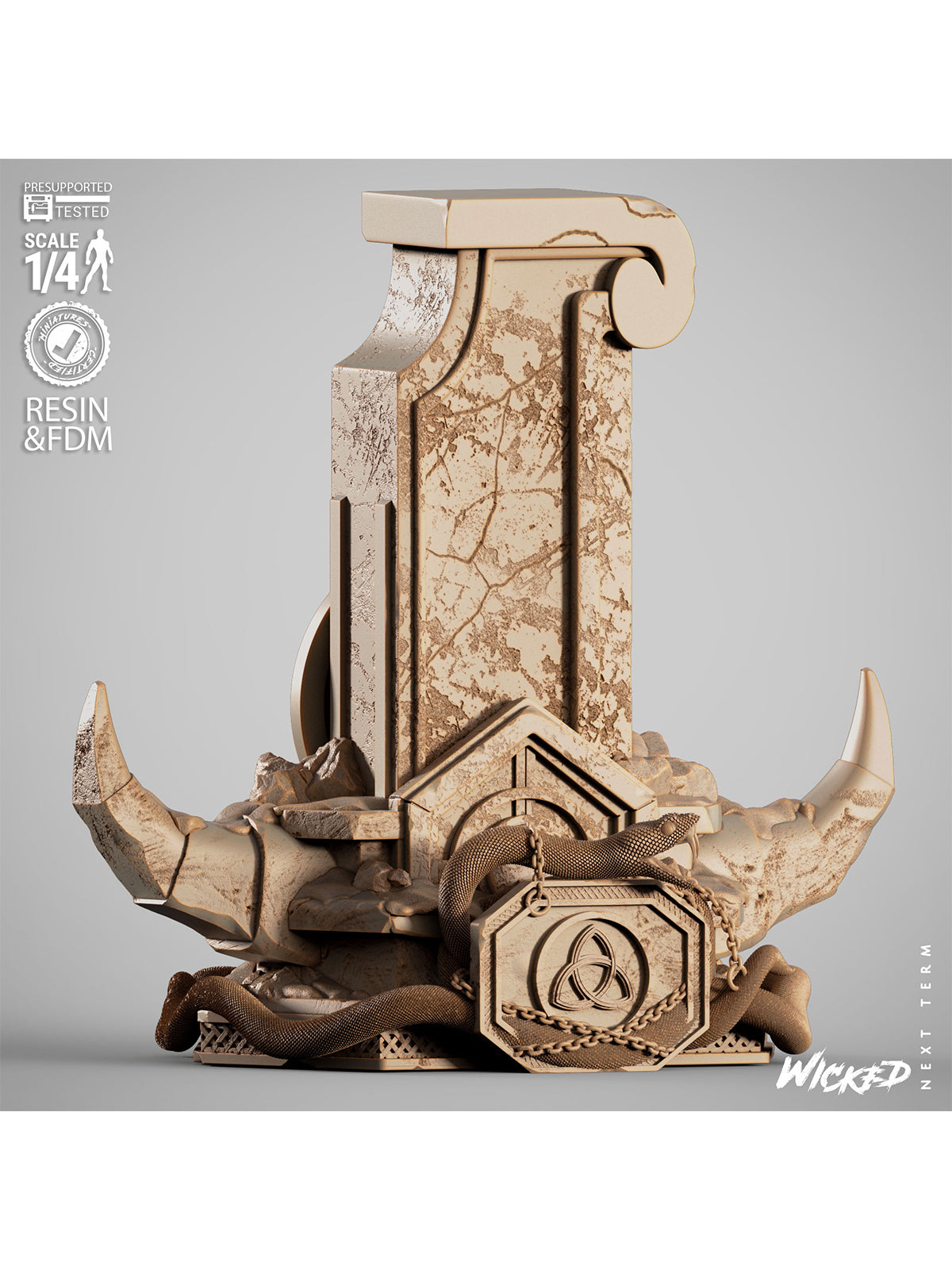 The Thunder God | Maximum Detailed 12K 3D printed bust