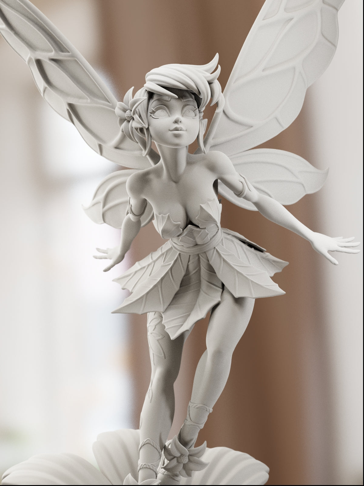 The Fairy Sparkle | Maximum Detailed 12K 3D printed figure
