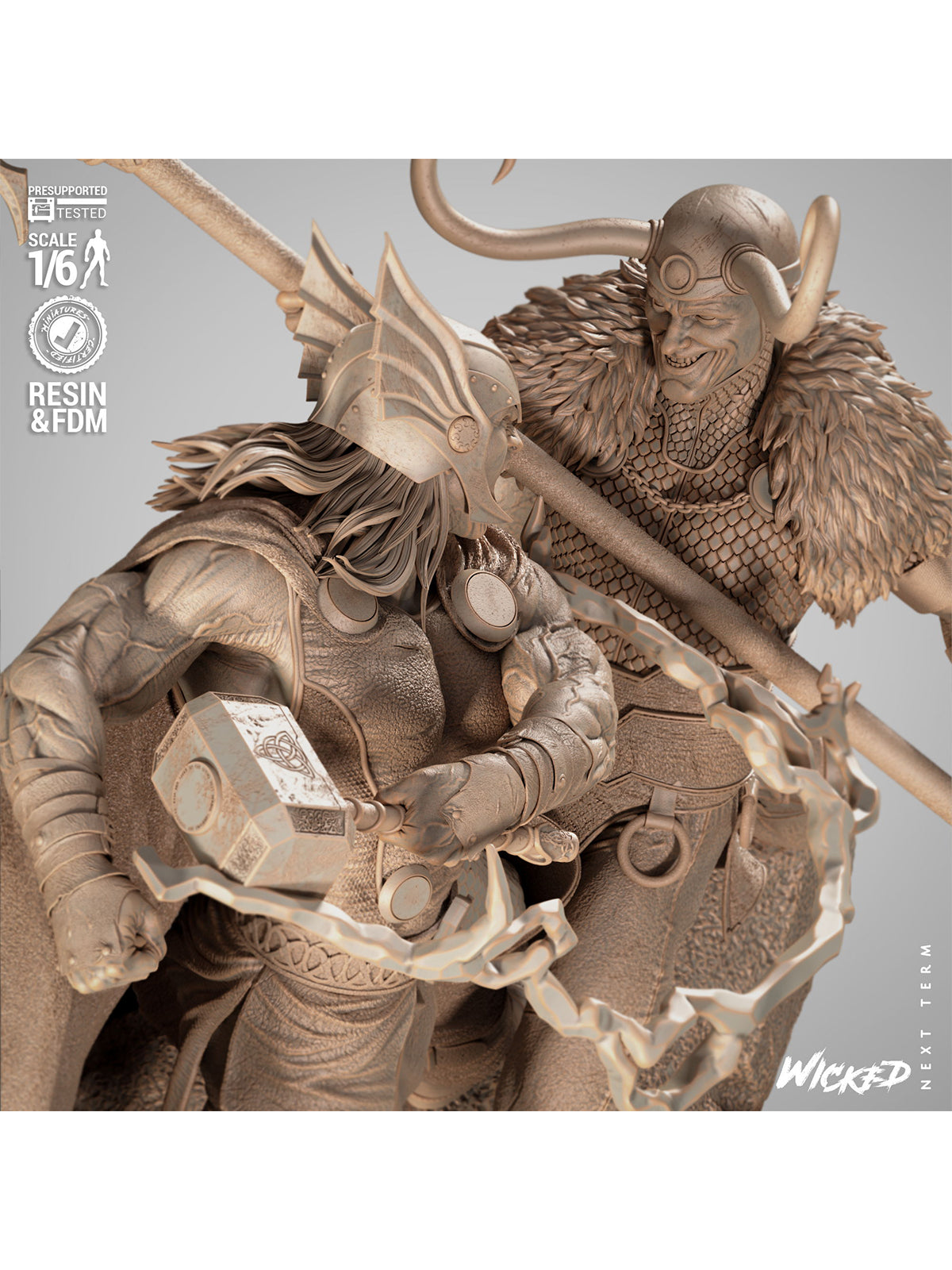 The Blood Brothers | Maximum Detailed 12K 3D printed figure