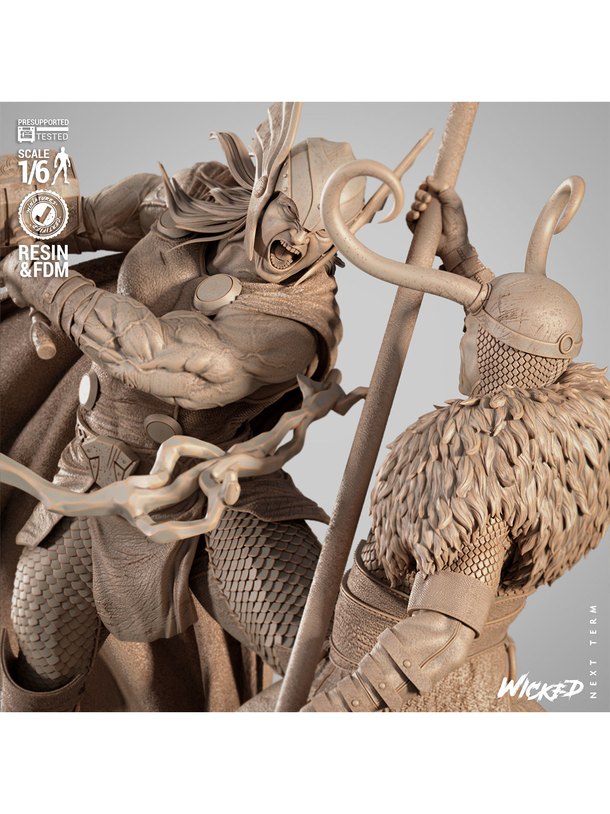 The Blood Brothers | Maximum Detailed 12K 3D printed figure