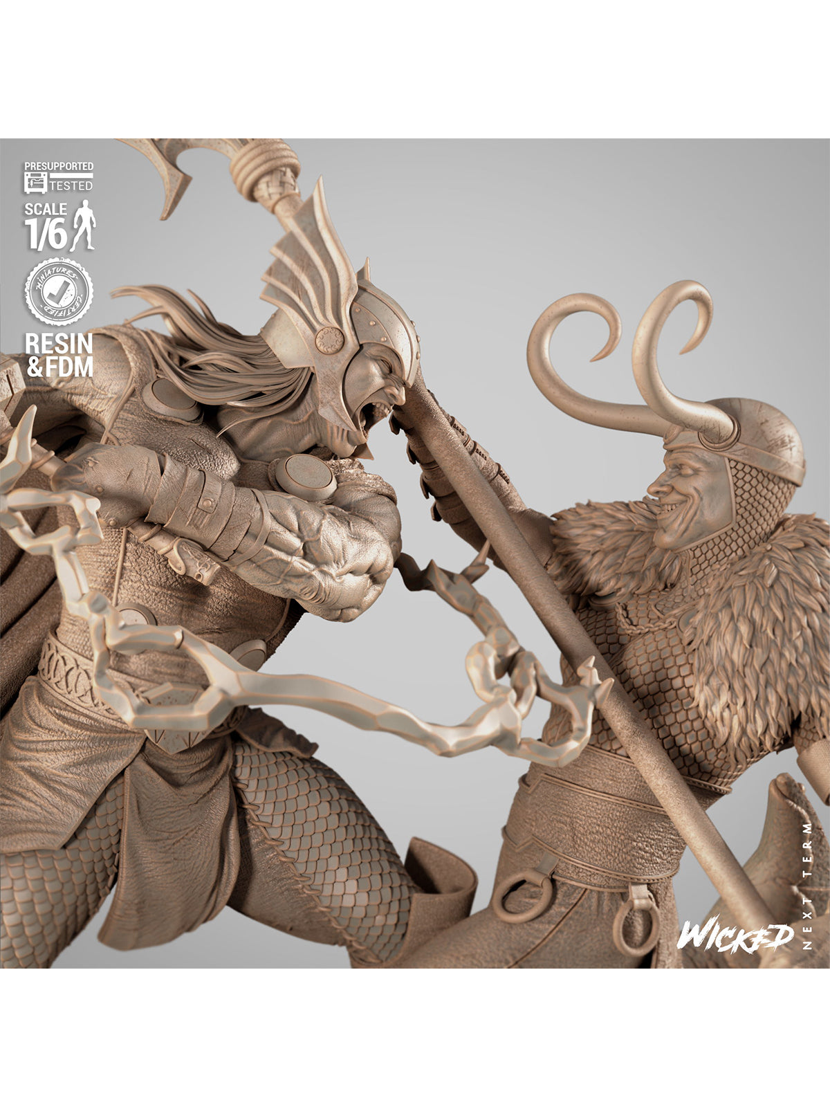 The Blood Brothers | Maximum Detailed 12K 3D printed figure