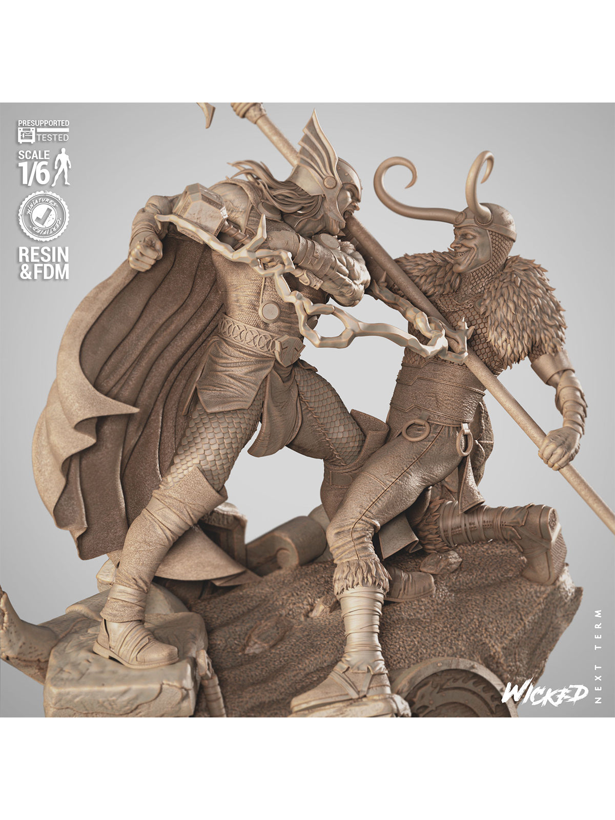 The Blood Brothers | Maximum Detailed 12K 3D printed figure