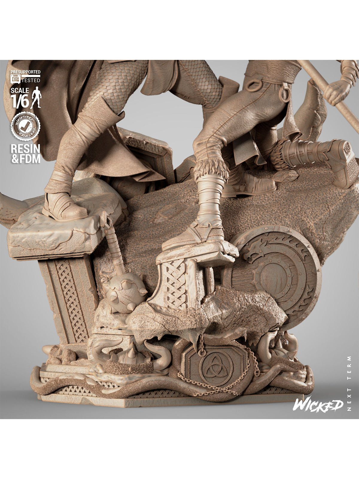 The Blood Brothers | Maximum Detailed 12K 3D printed figure