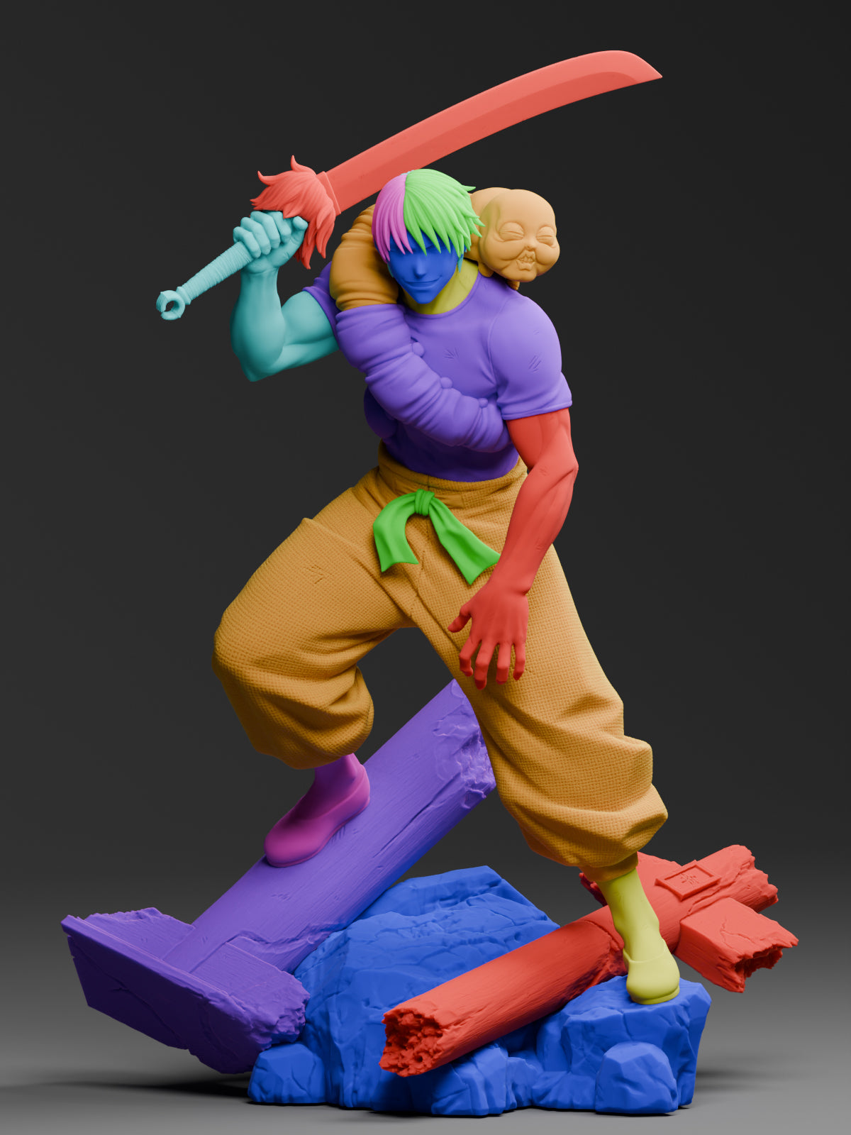 The Sorcerer Killer | Maximum Detailed 12K 3D printed figure