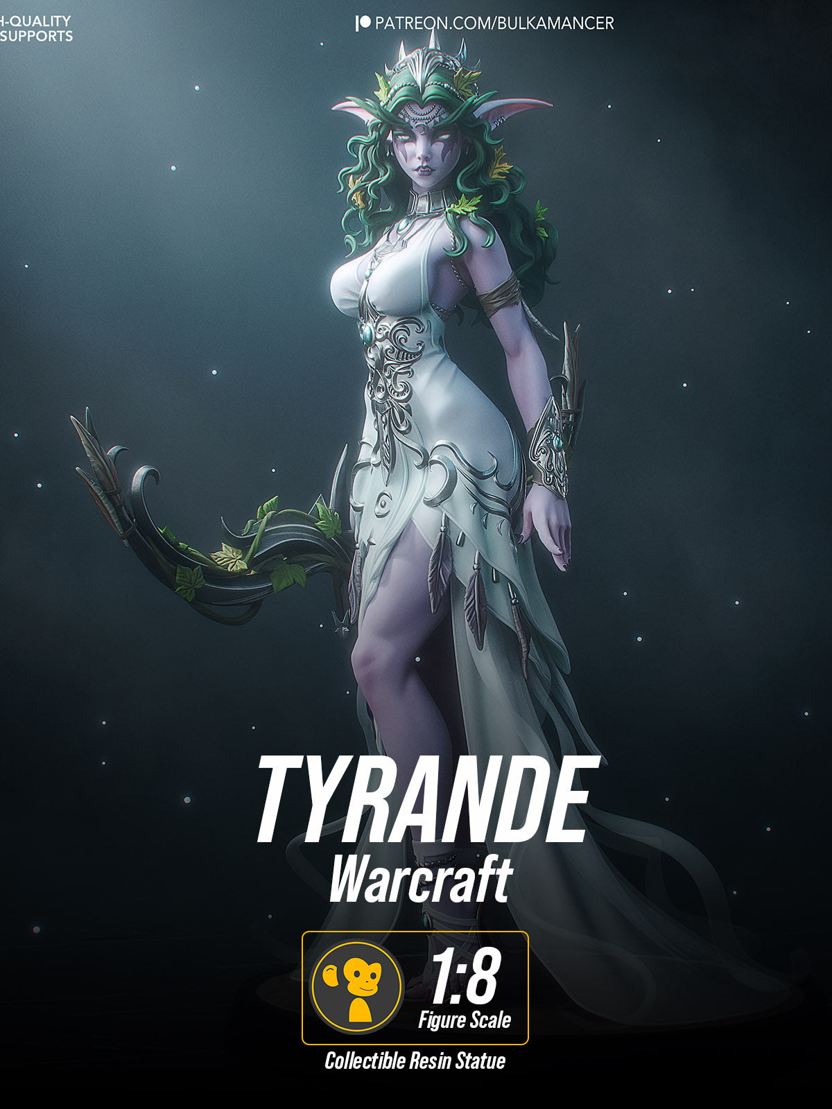 The Moon’s Chosen | Maximum Detailed 12K 3D printed figure