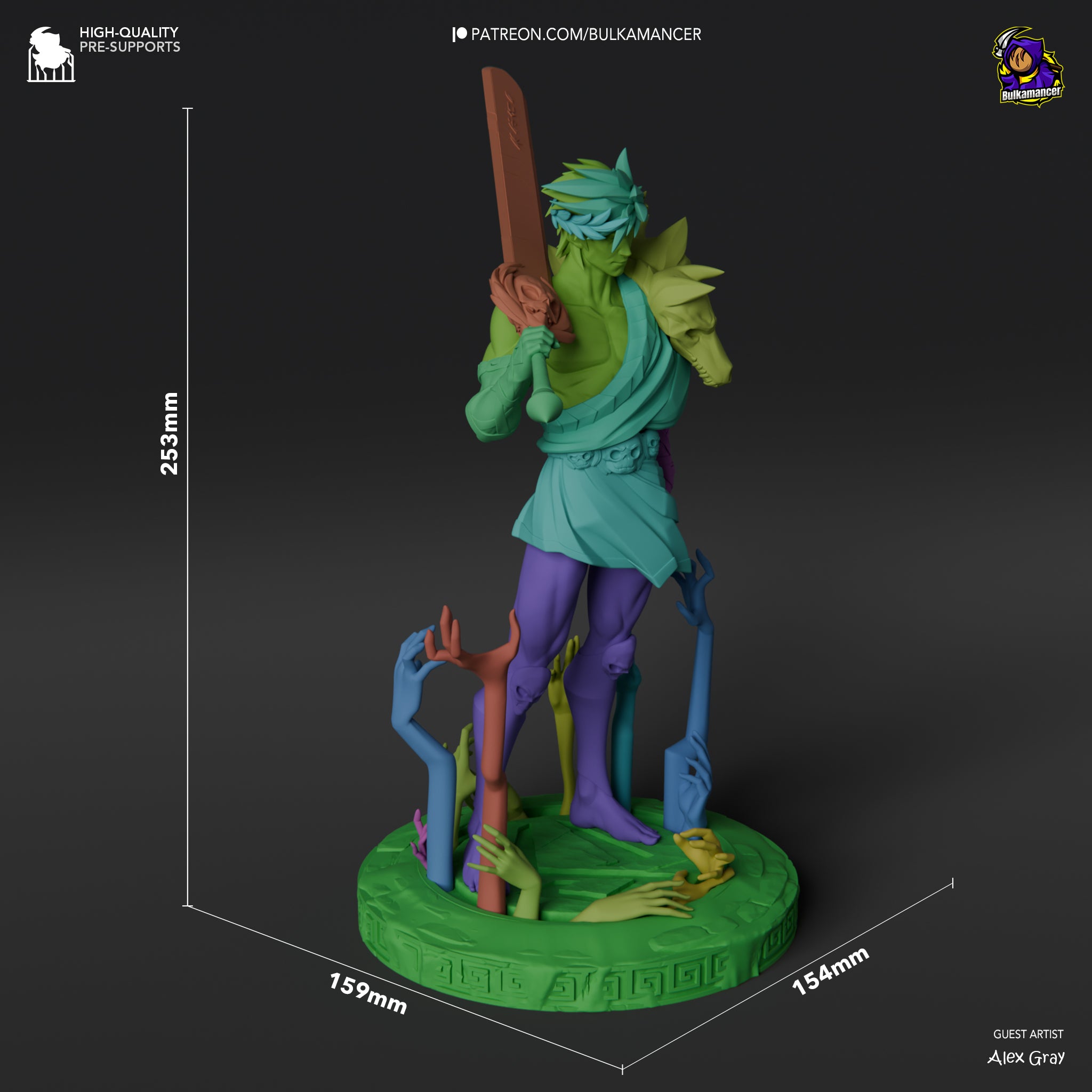 Underworld Prince | Maximum Detailed 12K 3D printed figure