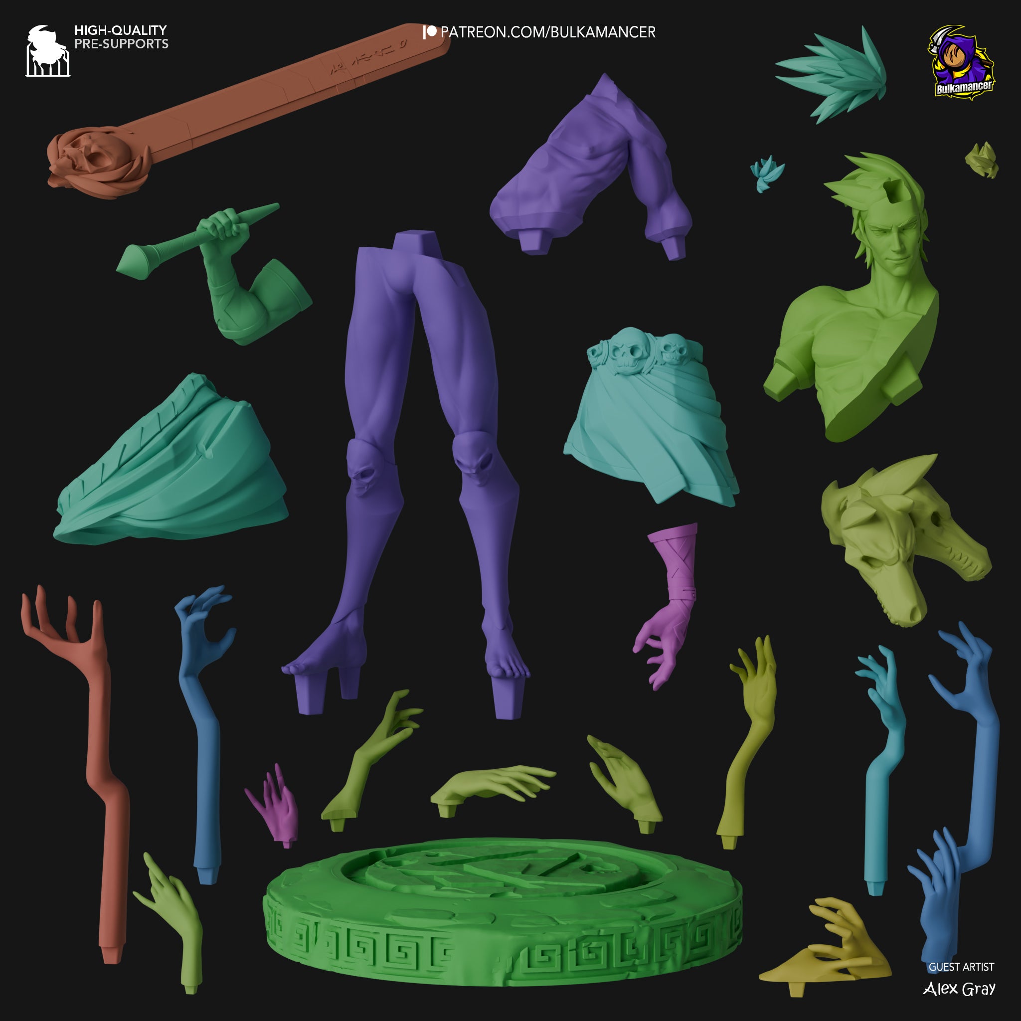 Underworld Prince | Maximum Detailed 12K 3D printed figure