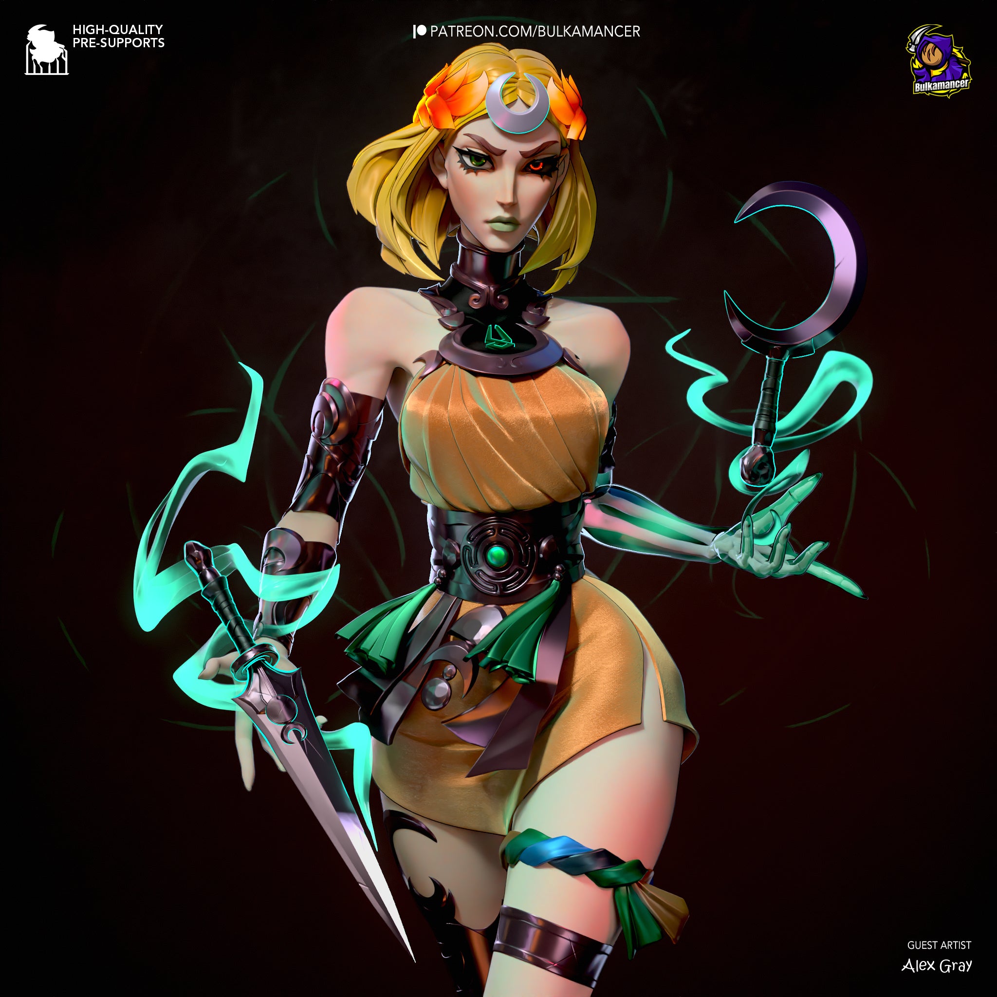 Underworld Princess | Maximum Detailed 12K 3D printed figure