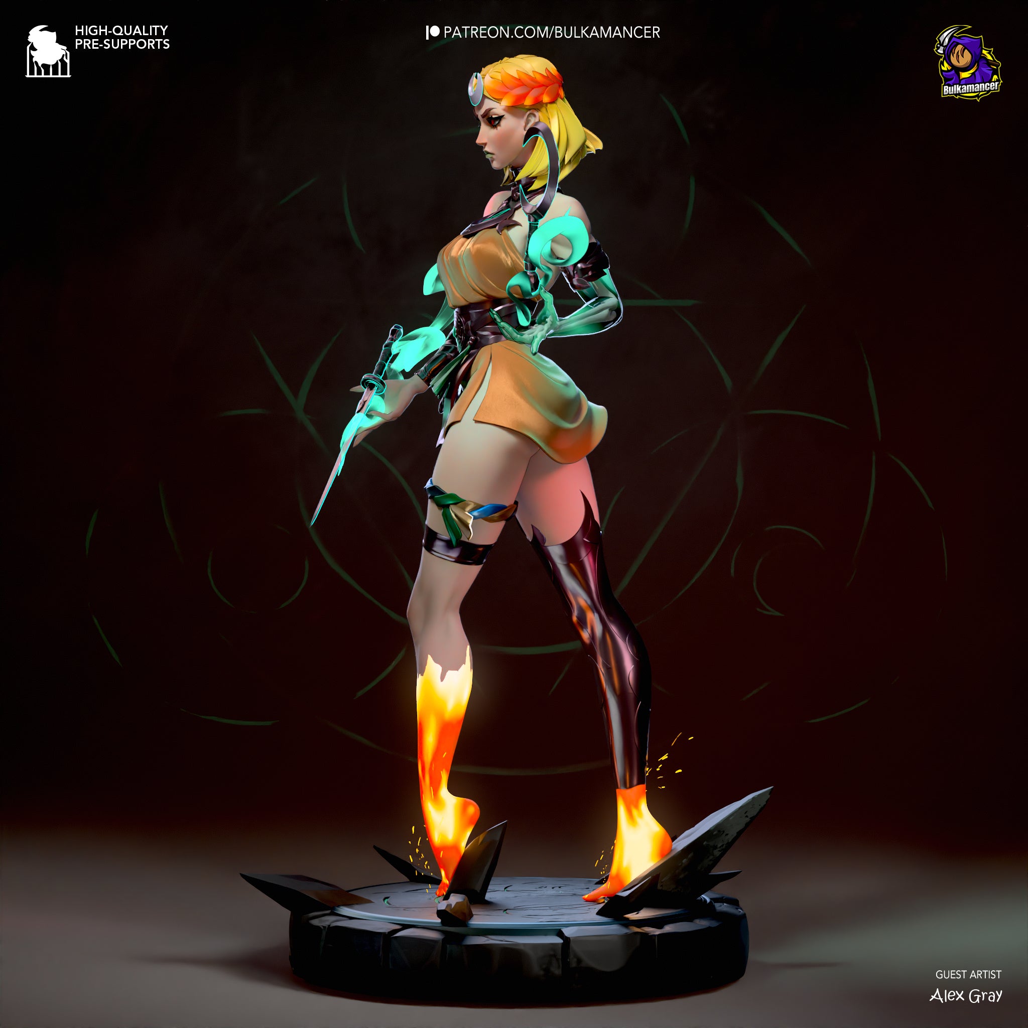 Underworld Princess | Maximum Detailed 12K 3D printed figure