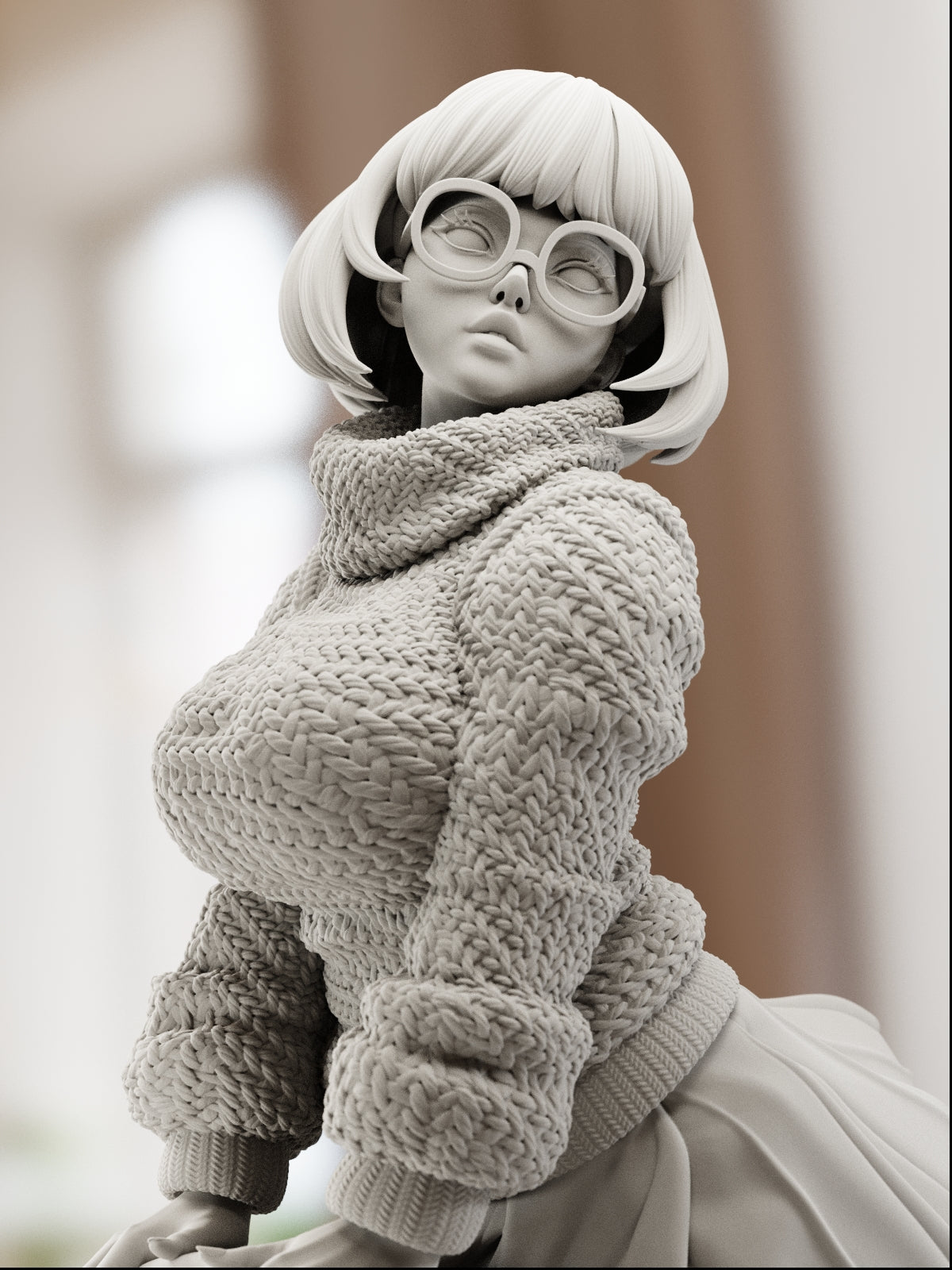 The Mystery Solver | Maximum Detailed 12K 3D printed figure