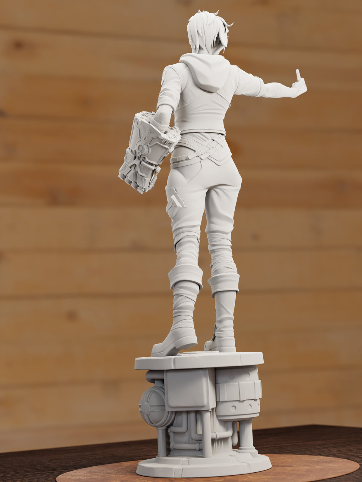 Violet | Maximum Detailed 12K 3D printed figure