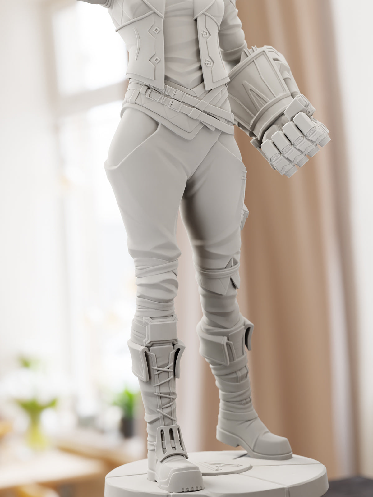Violet | Maximum Detailed 12K 3D printed figure