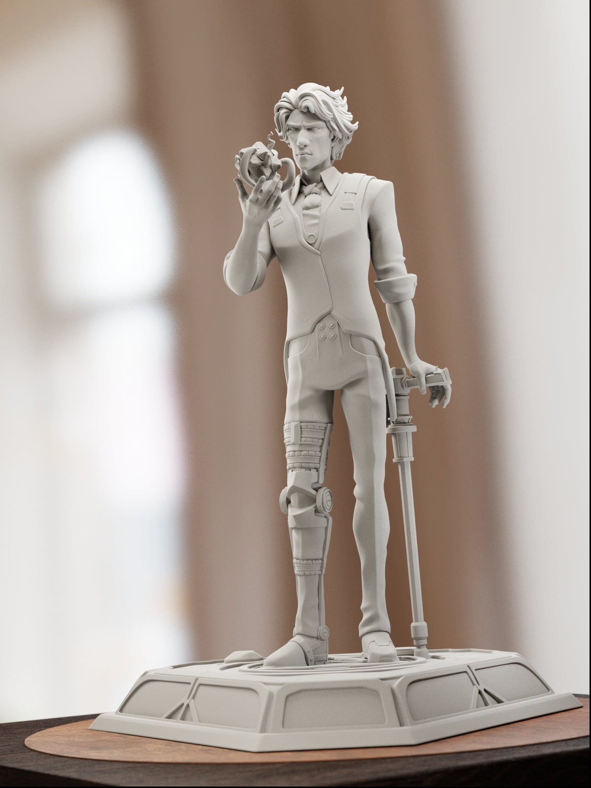 The Broken Dreamer | Maximum Detailed 12K 3D printed figure