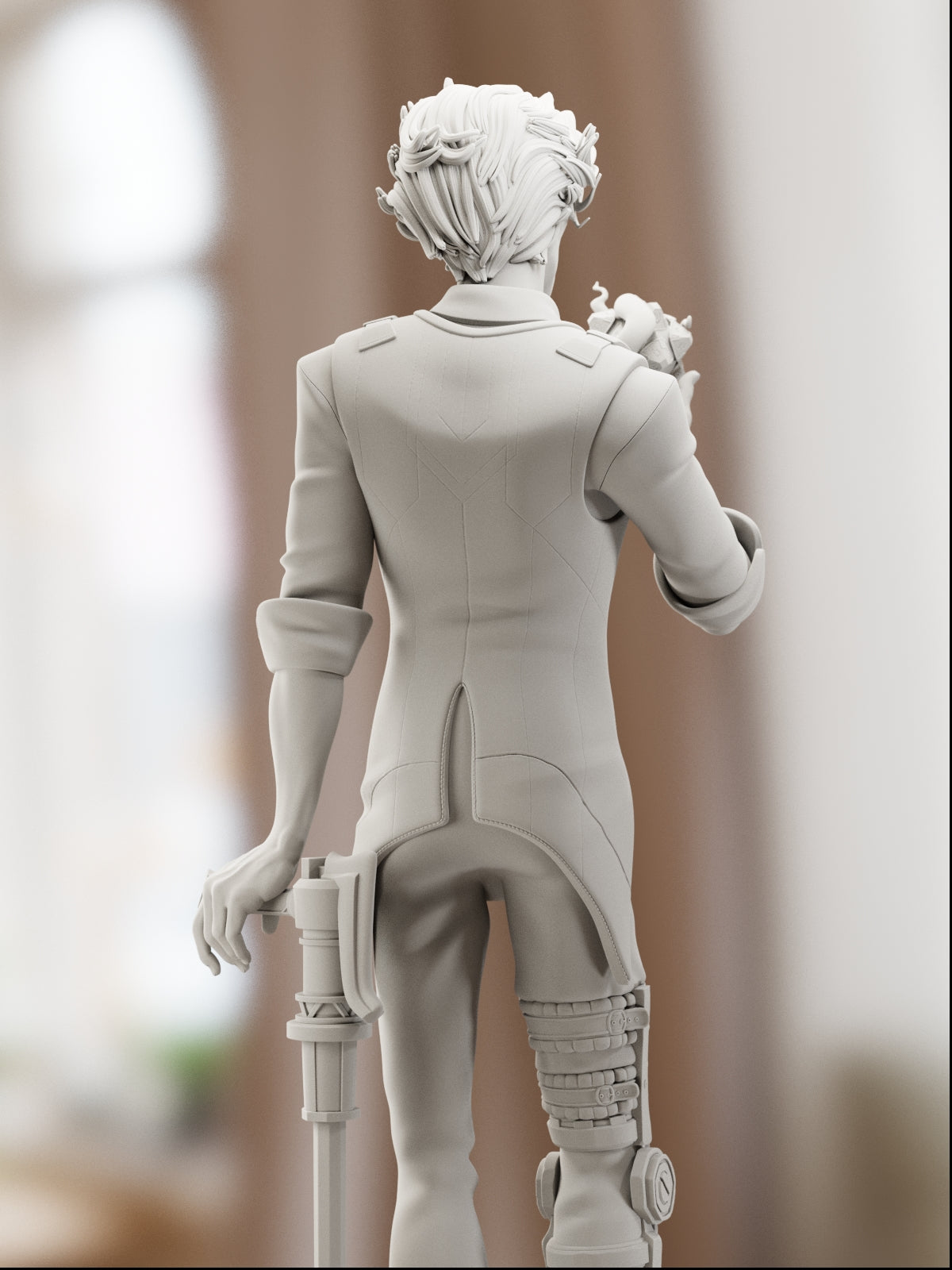 The Broken Dreamer | Maximum Detailed 12K 3D printed figure