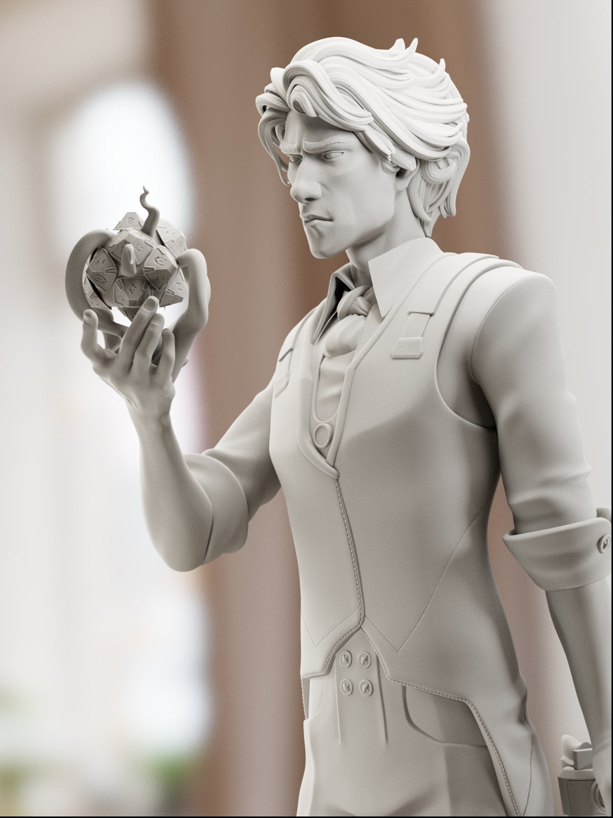 The Broken Dreamer | Maximum Detailed 12K 3D printed figure
