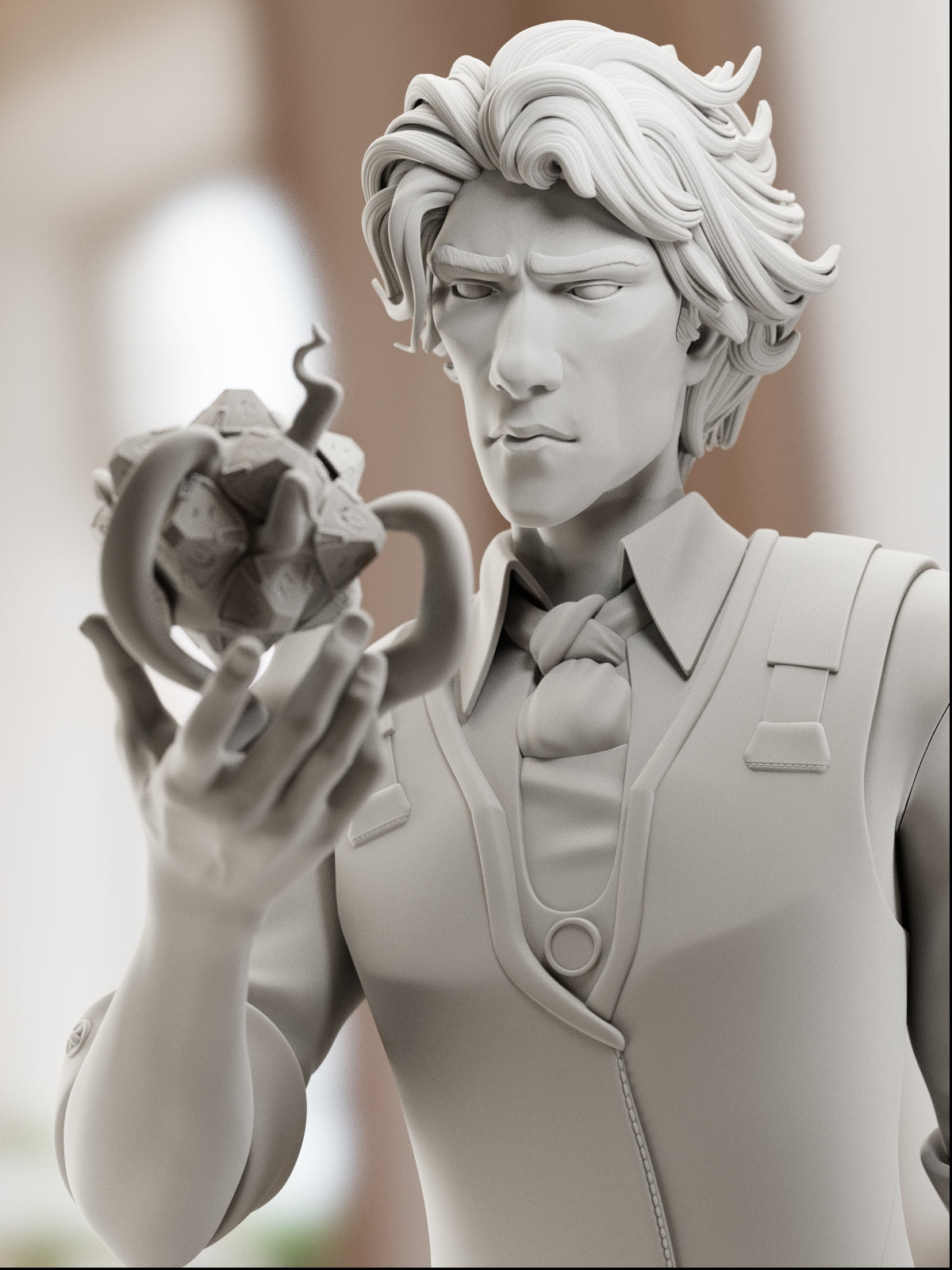 The Broken Dreamer | Maximum Detailed 12K 3D printed figure