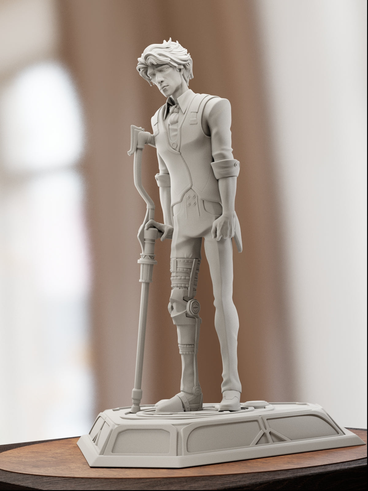 The Broken Dreamer | Maximum Detailed 12K 3D printed figure
