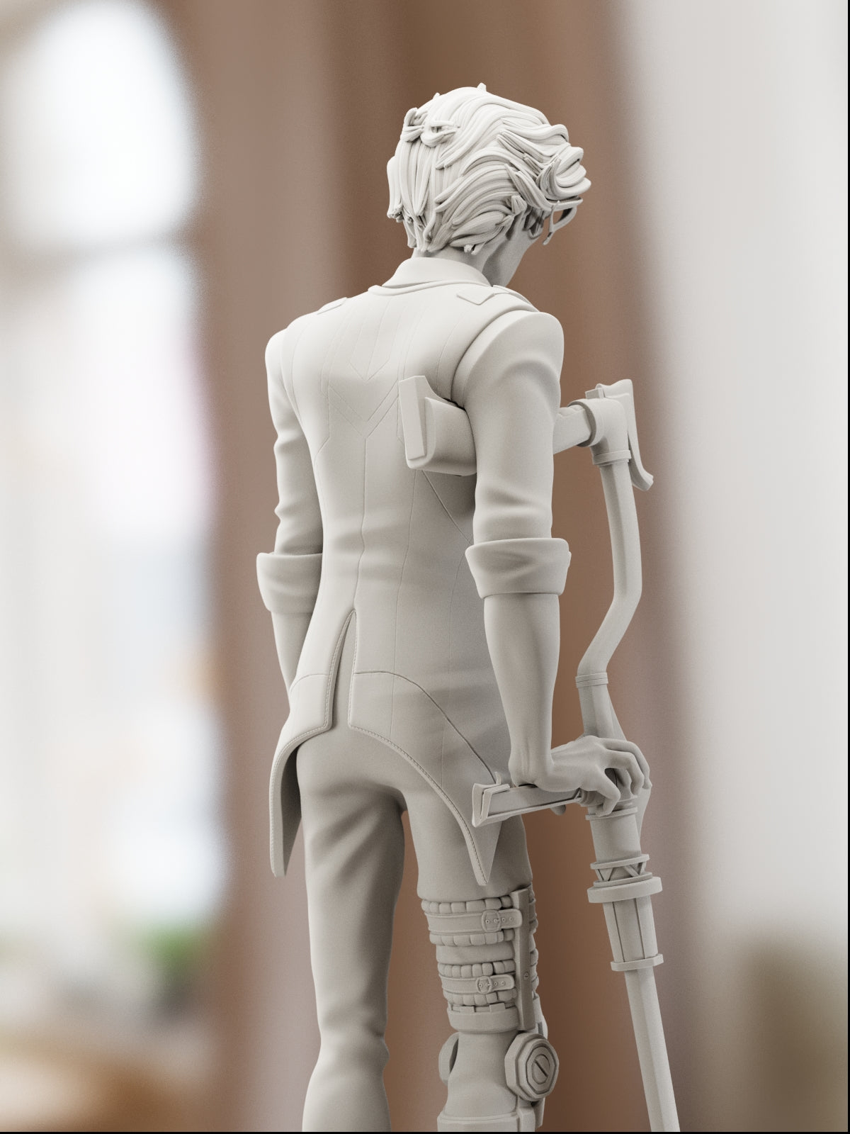 The Broken Dreamer | Maximum Detailed 12K 3D printed figure