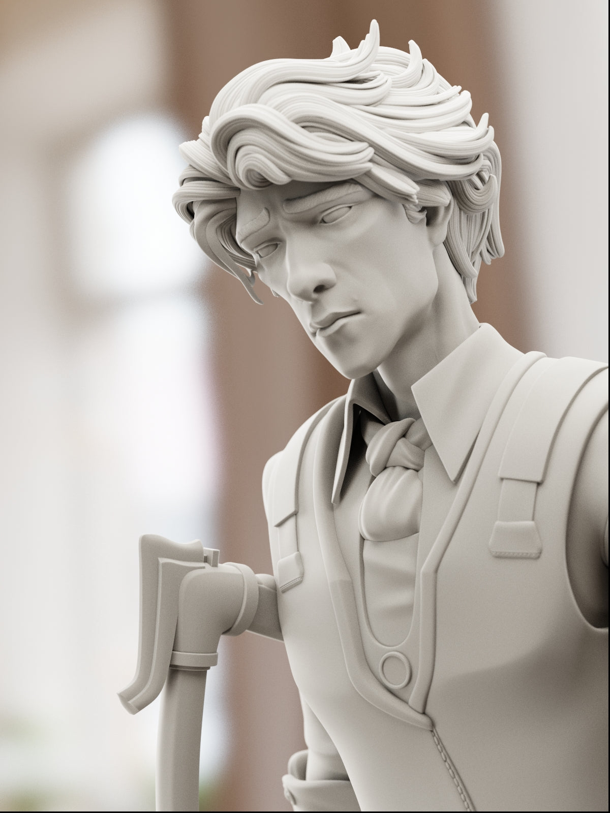 The Broken Dreamer | Maximum Detailed 12K 3D printed figure