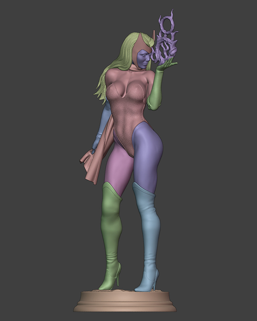 Chaotic Avenger Statue