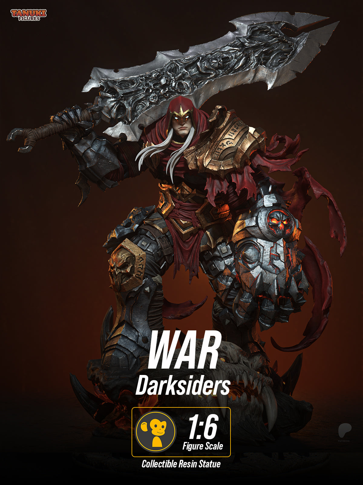 War of the Horsemen | Maximum Detailed 12K 3D printed figure