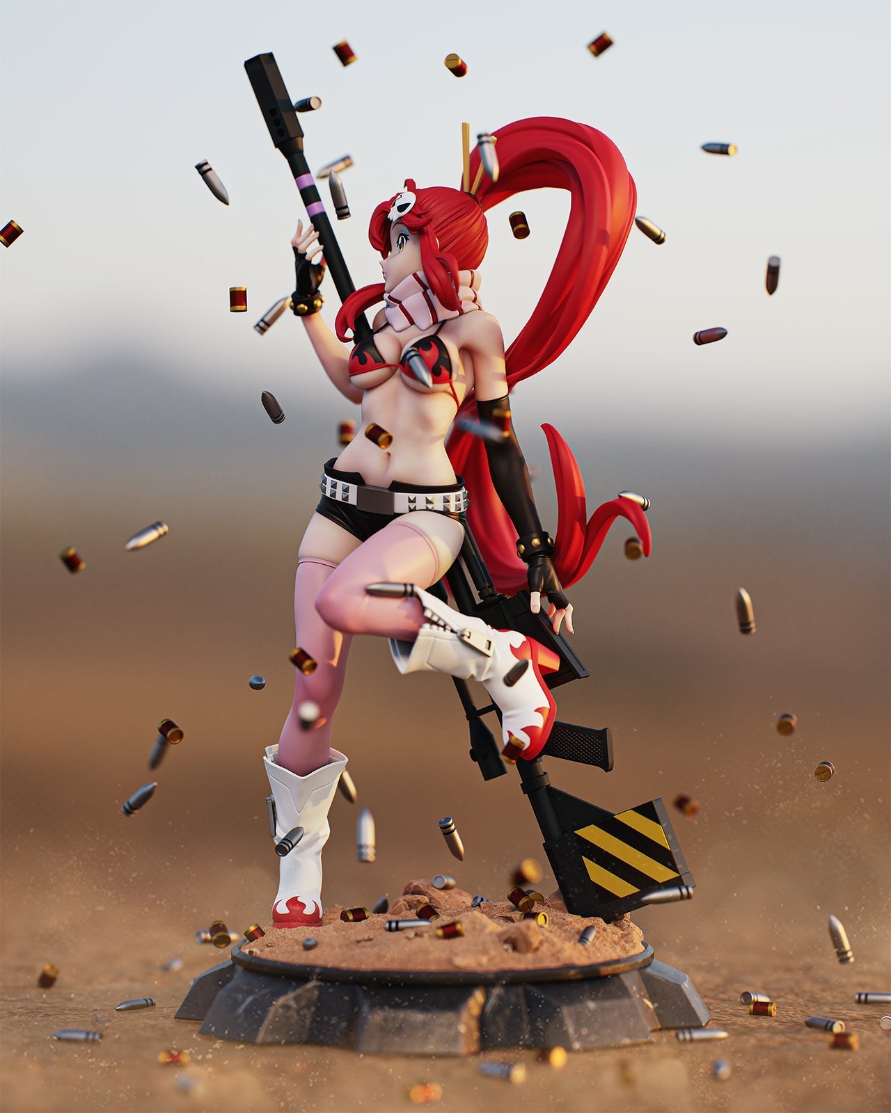 Red-Haired Sniper Statue