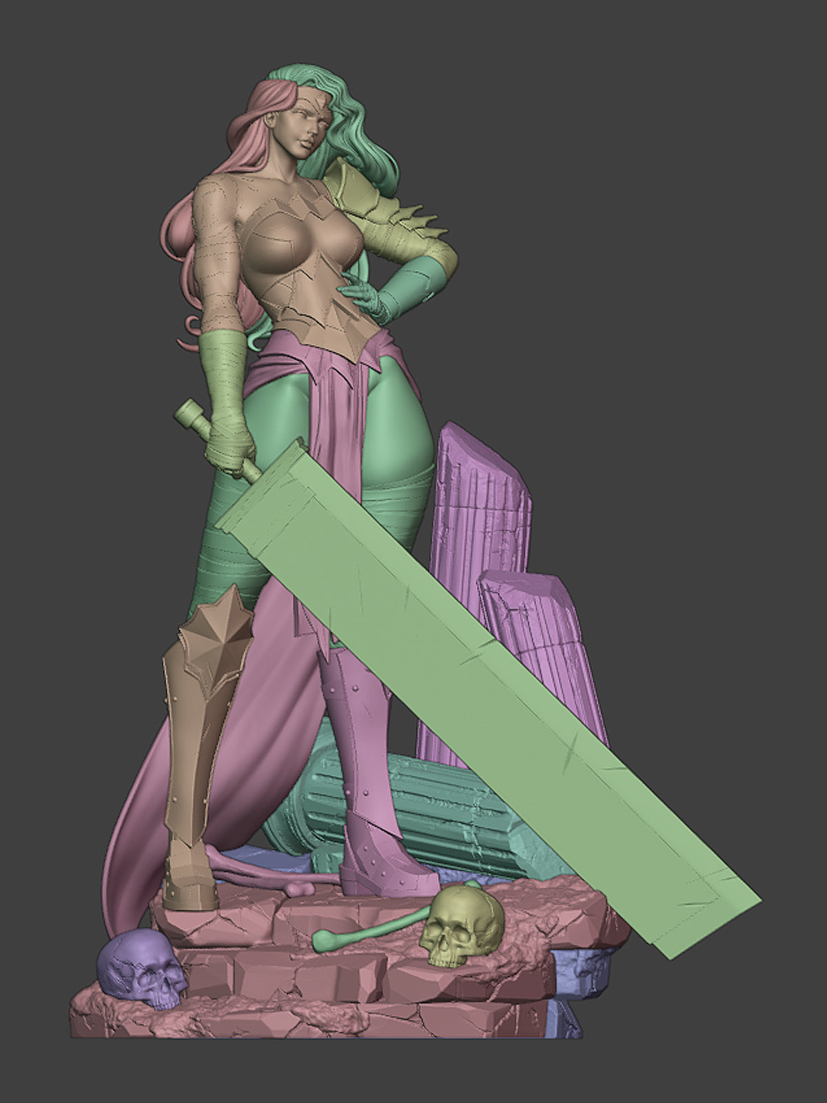 Absolute Warrior Statue