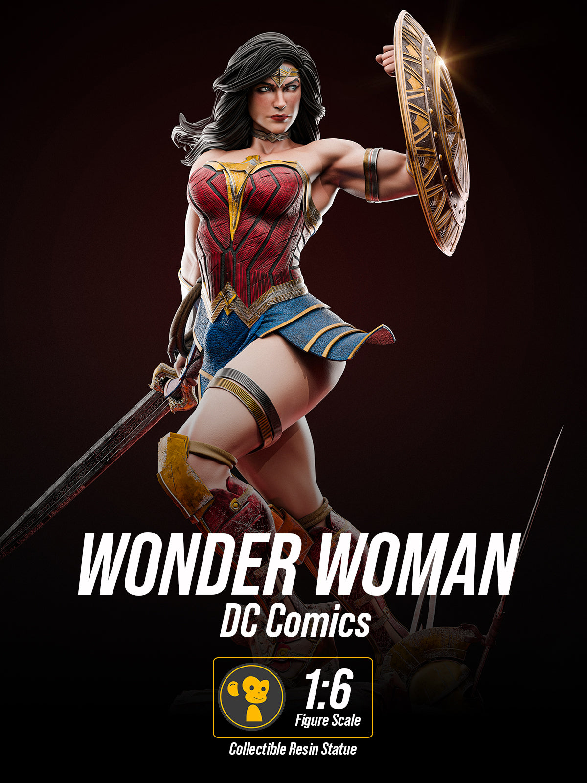 The Amazon Warrior | Maximum Detailed 12K 3D printed figure