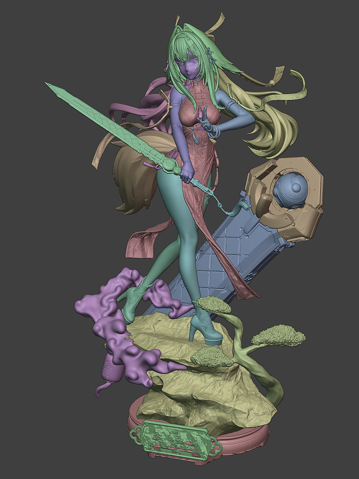New Eridu Operative Statue