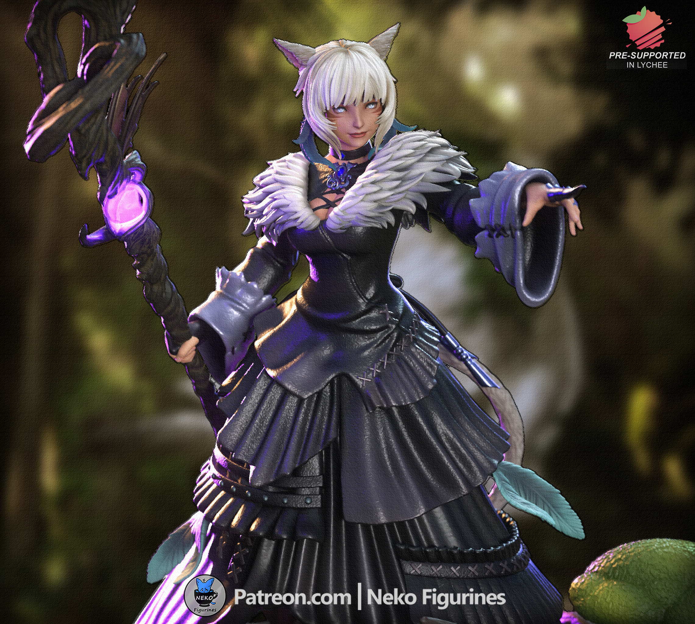 Night’s Blessed Sorceress Statue