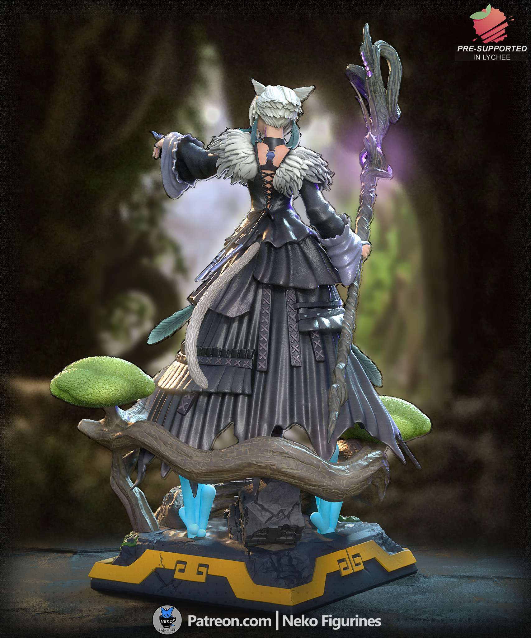 Night’s Blessed Sorceress Statue