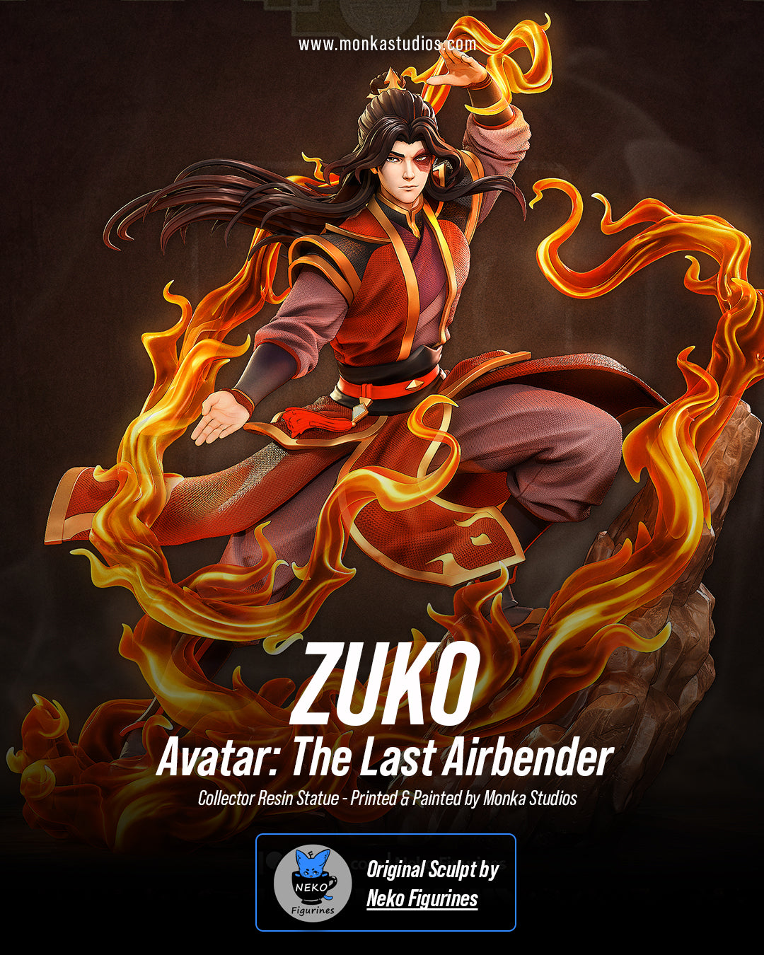 Fire Lord Zuko Statue
